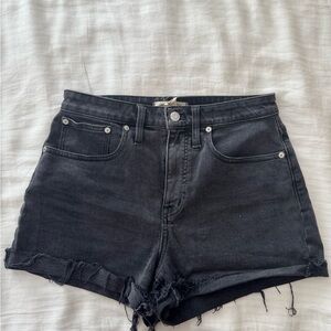 Black Denim Women's Shorts